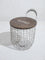 Westside Home Grey Wooden Potatoes Storage Container With Lid