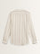 ETA Light Taupe Striped Resort-Fit Cotton Shirt