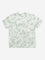 Y&F Kids Off-White Tie-Dye Printed Cotton T-Shirt