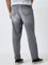 Nuon Light Grey Faded Mid - Rise Relaxed - Fit Jeans