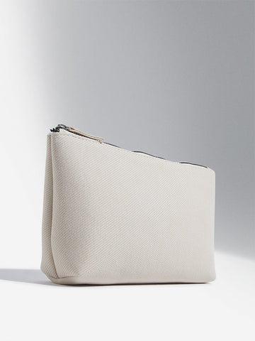 Studiowest Beige Self-Textured Pouch