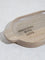 Westside Home Brown Text Design Oval Platter - Small