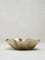 Westside Home Gold Ridged Large Metal Bowl