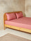 Westside Home Dusty Rose King Bed Fitted Sheet and Pillowcase Set