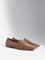 LUNA BLU Tan Solid Profile Loafers