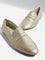 LUNA BLU Light Gold Solid Profile Loafers