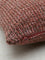 Westside Home Burgundy Woven-Textured Cushion Cover