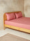 Westside Home Dusty Rose Double Bed Flat Sheet and Pillowcase Set