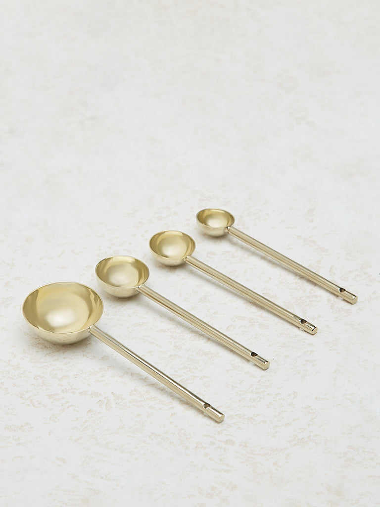 Westside Home Gold Measuring Spoon (Set of 4)