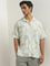 ETA Sage Foliage Printed Relaxed-Fit Cotton Shirt