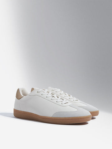 SOLEPLAY Beige Lace-Up Sneakers