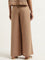 LOV Dark Beige High-Rise Flared Pants