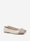 LUNA BLU Ivory Colour-Blocked Ballerina