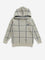 HOP Kids Taupe Checkered Hoodie