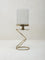 Westside Home Gold Textured Glass Ring Candle Stand-Large