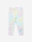 HOP Kids Multicolour Tie-Dye Printed Mid-Rise Cotton Blend Leggings