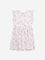 HOP Kids Light Pink Printed Casual Cotton Dress