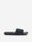 SOLEPLAY Navy Chevron Textured Slides