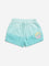 HOP Kids Mint Text Design Mid-Rise Shorts