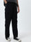 Nuon Black Cargo-Style Relaxed-Fit Mid-Rise Jeans