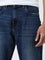 Nuon Dark Blue Relaxed-Fit Mid-Rise Jeans