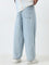 Nuon Light Blue Relaxed - Fit Mid - Rise Jeans