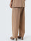 Wardrobe Light Brown High-Rise Trousers