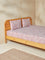 Westside Home Pink Printed Double Bed Flat Sheet and Pillowcase Set