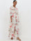 Zuba Off-White Floral A-Line Kurta