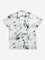 Y&F Kids Off-White Graphic Design Resort-Fit Shirt