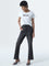 LOV Grey Straight - Fit High - Rise Jeans