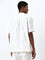 ETA Off-White Self-Striped Relaxed-Fit Cotton Shirt