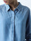 LOV Blue Embellished Denim Shirt