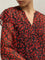 LOV Red Floral Printed Top with Camisole