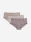 Wunderlove Light Taupe Cotton Blend Briefs - Pack of 3