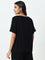 Wunderlove Solid Black Supersoft T-Shirt