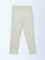Ascot Light Beige Mid-Rise Relaxed-Fit Cotton-Blend Chinos