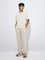 ETA Beige Relaxed-Fit Mid-Rise Cotton-Blend Chinos