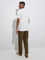 ETA Dark Brown Relaxed-Fit Mid-Rise Cotton Chinos