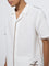 ETA White Embroidered Relaxed-Fit Linen Shirt