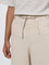 ETA Beige Relaxed-Fit Mid-Rise Cotton-Blend Shorts