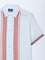 Ascot Off-White Stripe Pattern Relaxed-Fit Shirt