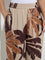 Diza Beige Tropical Detailed Ethnic Pants