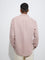 ETA Dusty Pink Relaxed-Fit Linen-Blend Shirt