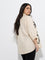 Gia Beige Embroidered Shirt
