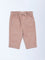HOP Baby Dusty Pink High-Rise Corduroy Trousers
