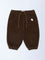 HOP Baby Dark Brown Mid-Rise Corduroy Joggers