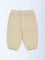 HOP Baby Beige Mid-Rise Corduroy Joggers