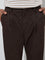 Ascot Brown Relaxed-Fit Mid-Rise Cotton-Blend Chinos