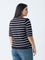 Gia Black Stripe T-Shirt